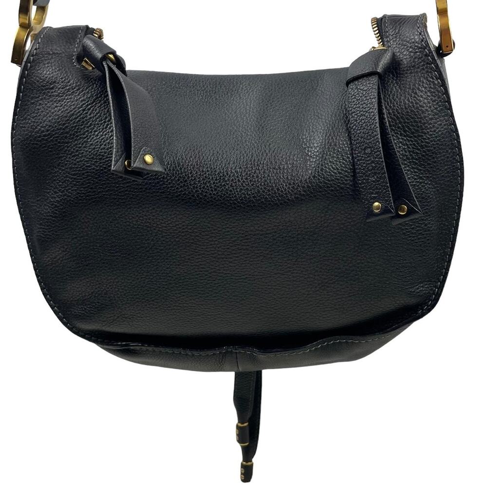 💎✨BEAUTIFUL✨💎Authentic Chloe Marcie Round Crossbody Bag Black - Picture 4 of 9